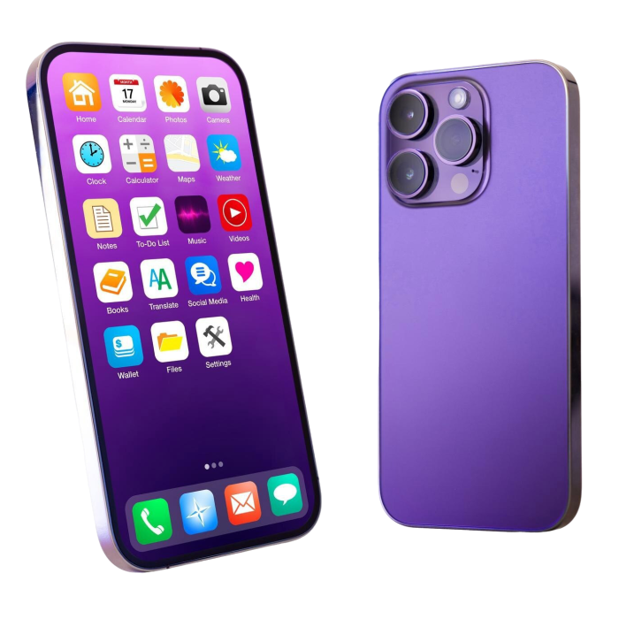 mobile-phone-isolated-white-background-with-sample-app-icons-back-view-with-camera-lenses